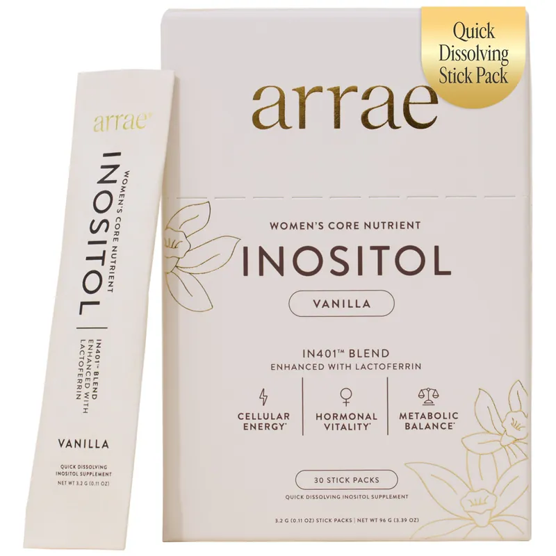 arrae Inositol - Daily Support for Hormonal & Metabolic Balance - Vanilla