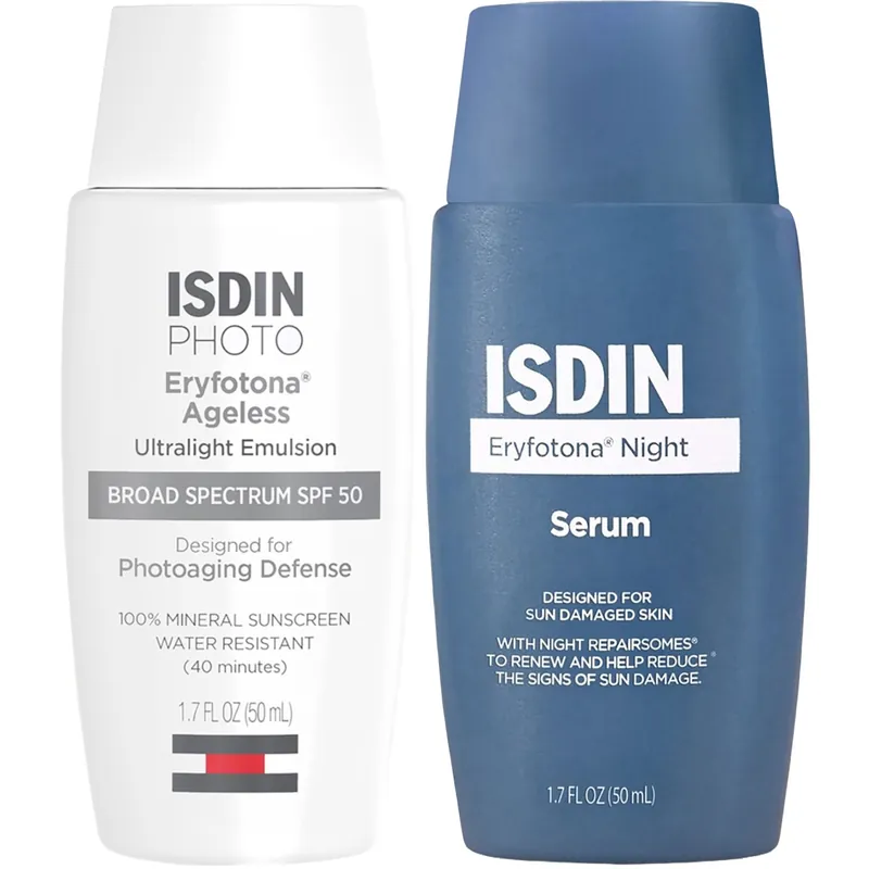 ISDIN 24-Hour Sun Damage Repair Duo - Tinted ($96 Value)