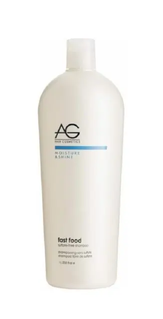 AG Care Fast Food Sulfate-Free Shampoo Liter 33.8 oz | Moisture & Shine