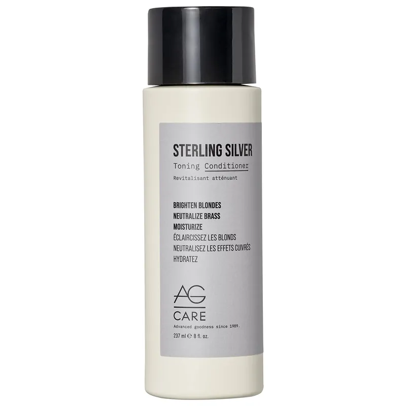 AG Care STERLING SILVER Toning Conditioner 8 oz / 237 ml
