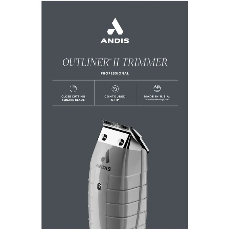 Andis Outliner II Square Blade Corded Trimmer #04685