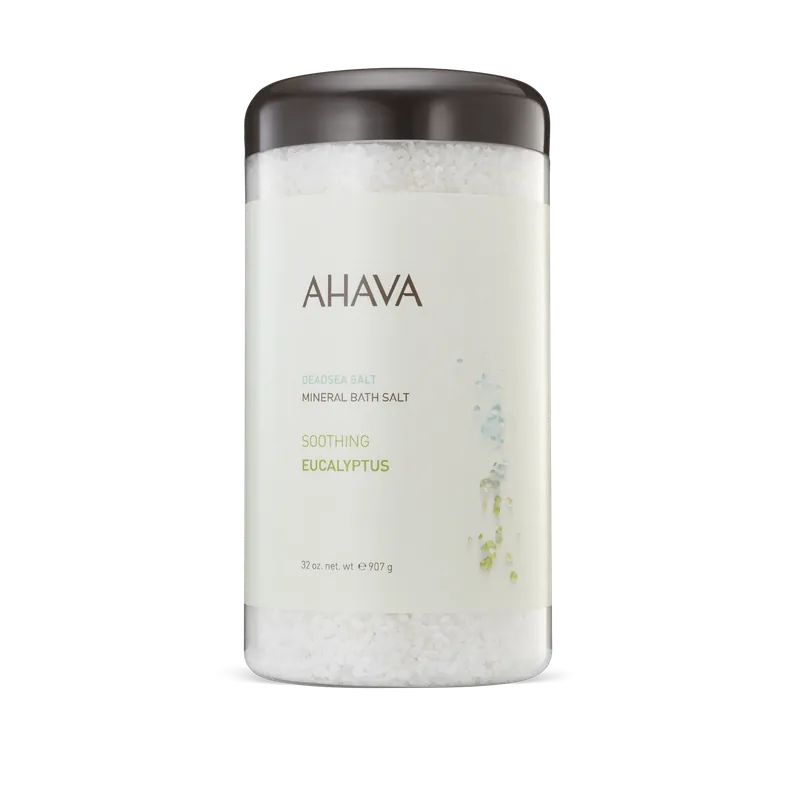 Ahava Mineral Bath Salt 32 oz | Deadsea Salt - Smoothing Eucalyptus