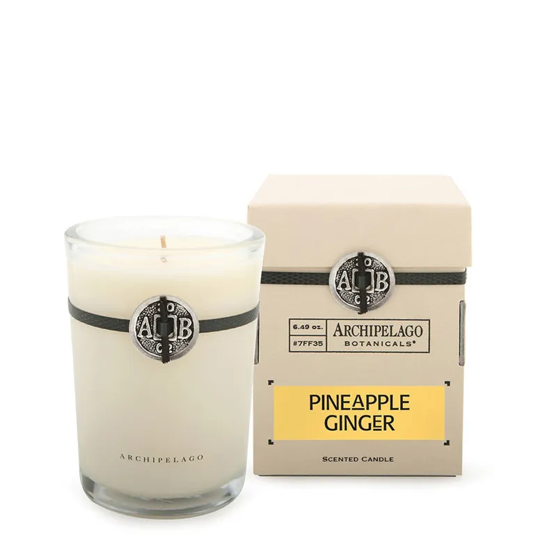 Archipelago Soy Wax Candle 5.25 oz / 165 g - Pineapple Ginger