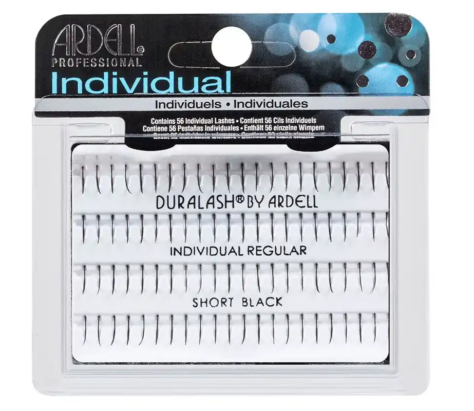 Ardell Singles Individuals Duralash - KNOTTED Individual Regular Short Black