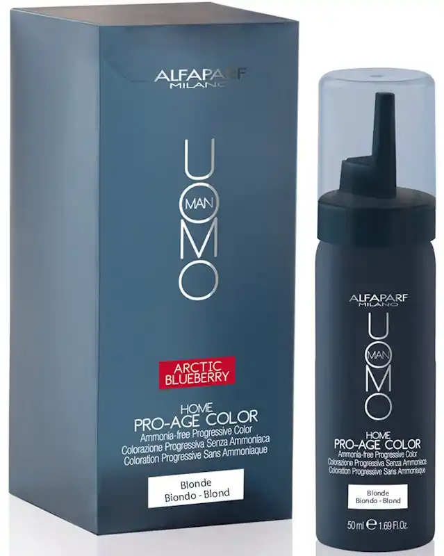 Alfaparf Uomo Arctic Blueberry Home Pro-Age Color Kit - Blonde