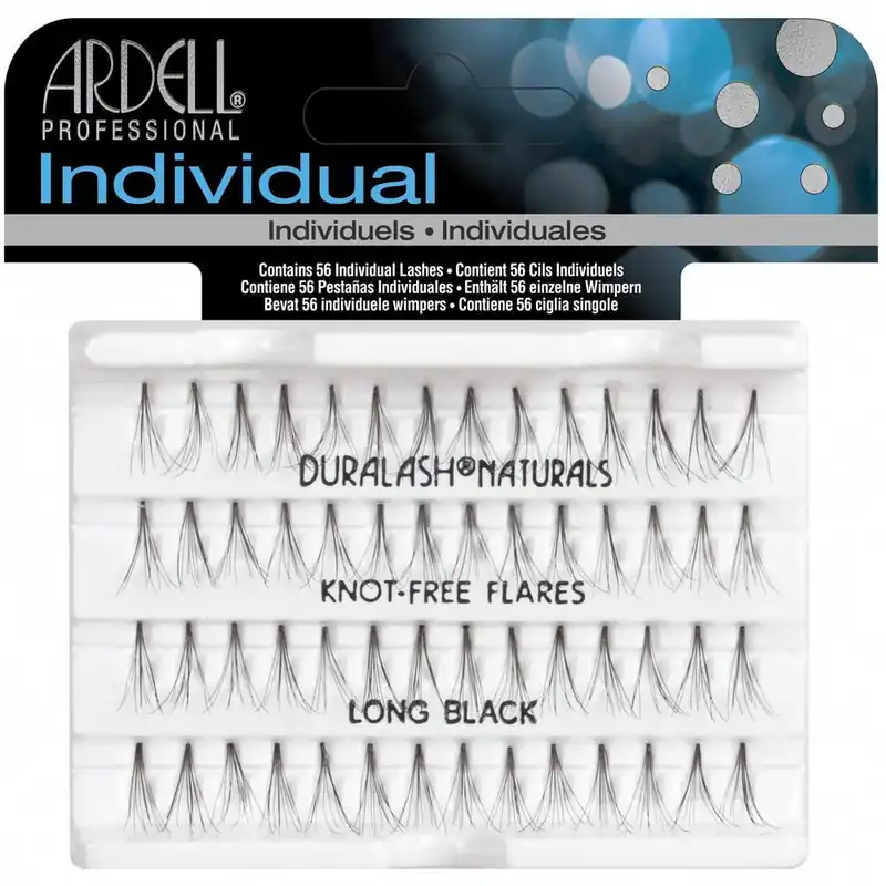 Ardell Individuals Duralash - KNOT-FREE Naturals Flares Long Black