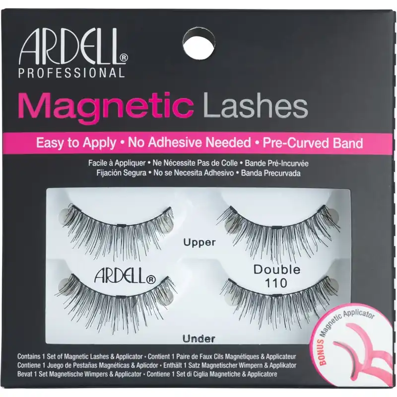 Ardell Magnetic Lashes - Double 110 | Bonus Magnetic Applicator Included
