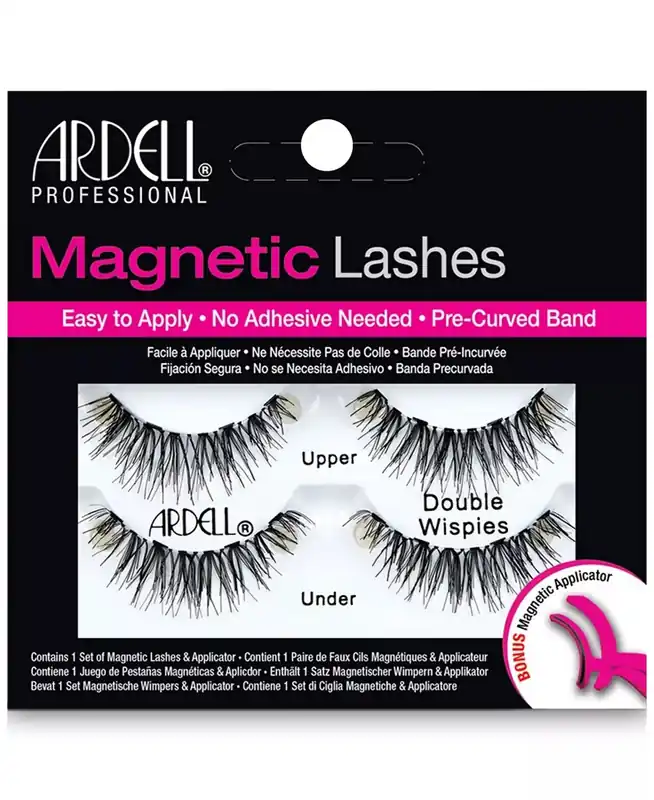 Ardell Magnetic Lashes - Double Wispies | Bonus Magnetic Applicator Included