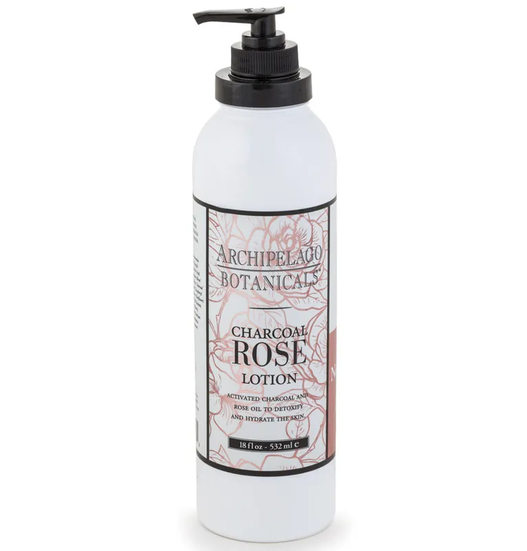 Archipelago Body Lotion 18 oz - Charcoal Rose