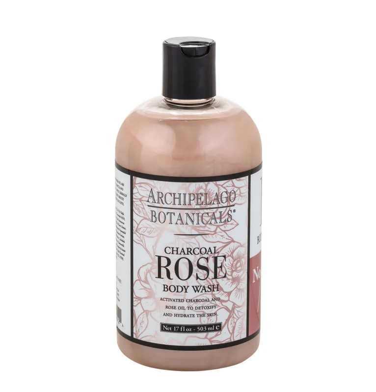 Archipelago Body Wash 17 oz - Charcoal Rose