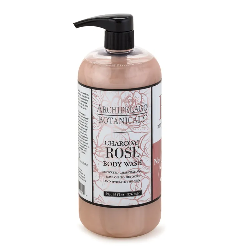 Archipelago Body Wash 33 oz - Charcoal Rose