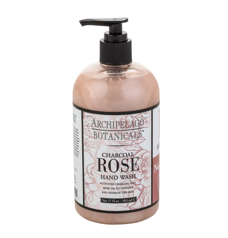 Archipelago Hand Wash 17 oz - Charcoal Rose