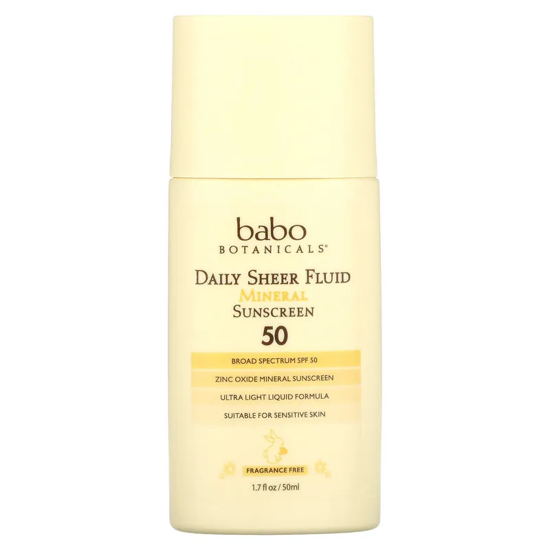 Babo Daily Sheer Fluid Mineral Sunscreen SPF 50 50 ml / 1.7 oz
