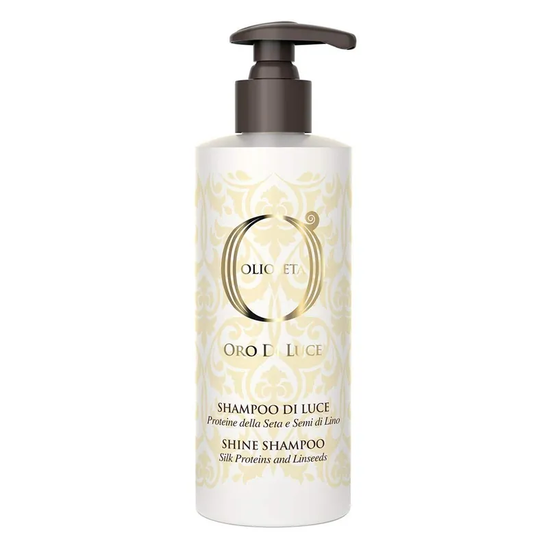 [Sample 0.34 oz] Barex Italiana Olioseta Shine Shampoo | With Silk Protein & Linseed Oils | Oro Del Marocco - Free Sample