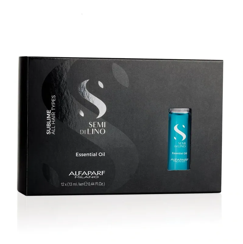 Alfaparf Semi Di Lino Sublime Essential Oil 13 ml / 0.44 oz - Pack Of 12 Vials | For All Hair Types