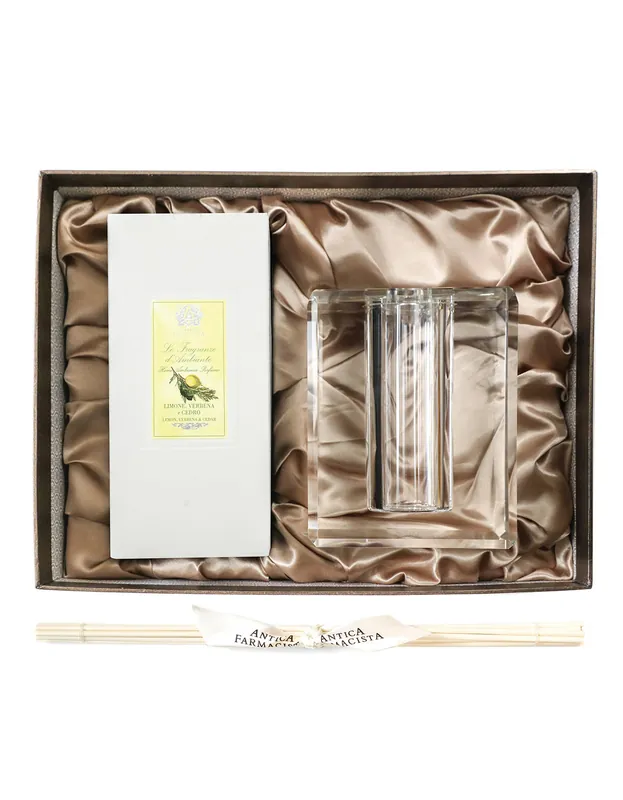Antica Farmacista Crystal Diffuser Set In Box 500 ml / 16.9 oz - Lemon, Verbena & Cedar