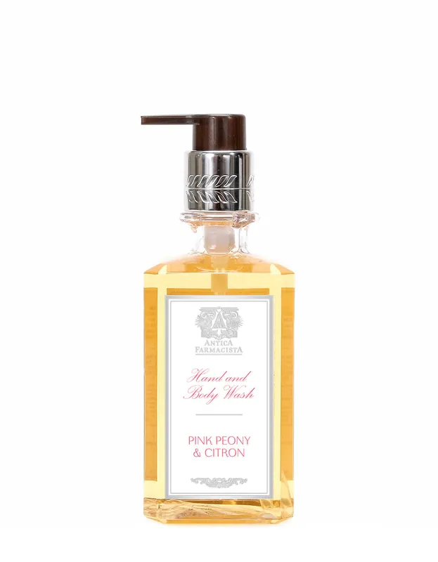Antica Farmacista Hand & Body Wash 10 oz - Pink Peony & Citron