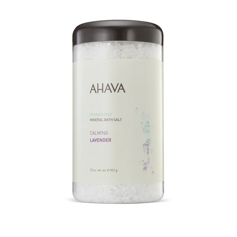 Ahava Mineral Bath Salt 32 oz | Deadsea Salt - Calming Lavendar