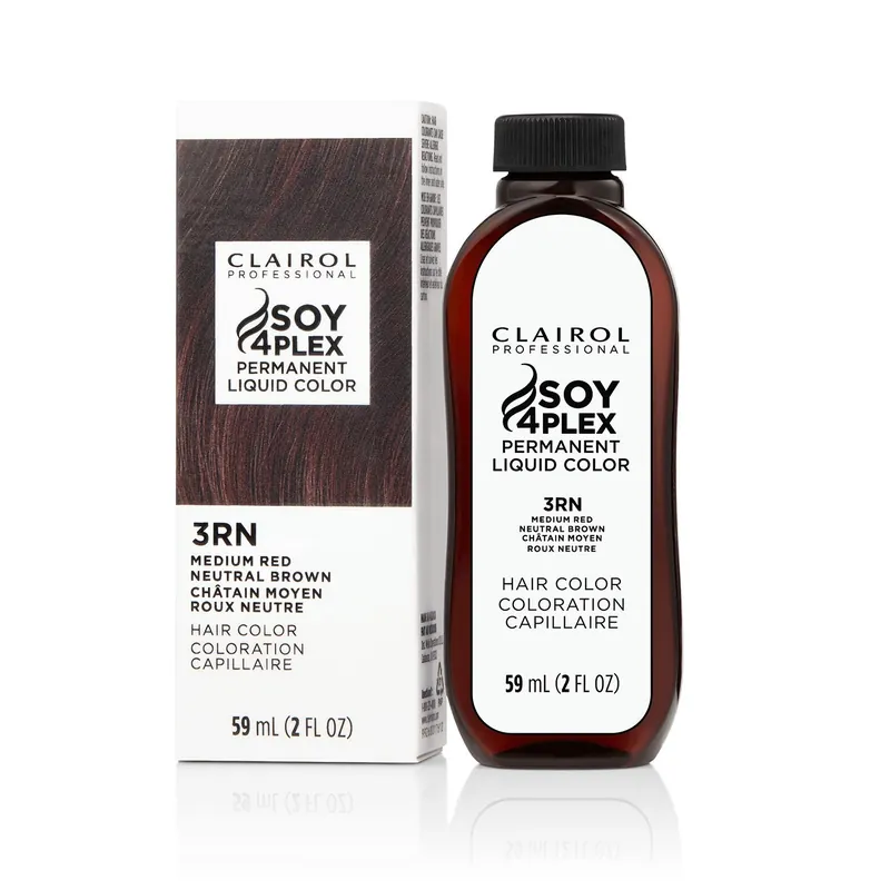 Clairol Professional Soy4Plex LiquiColor Permanent Hair Color - 3RN | 56R (Medium Red Neutral Brown)
