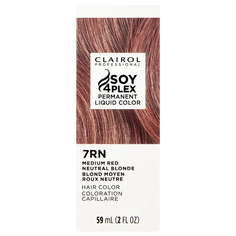 Clairol Professional Soy4Plex LiquiColor Permanent Hair Color - 7RN | 43R (Medium Red Neutral Blonde)