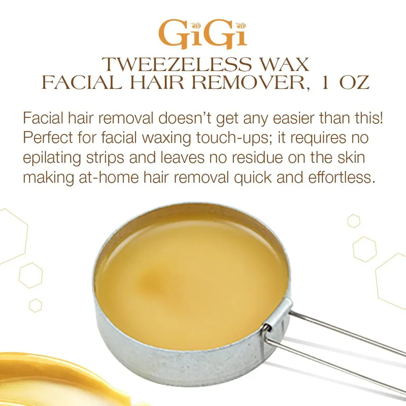 GiGi Tweezeless Wax 1 oz / 28 g | Facial Hair Remover