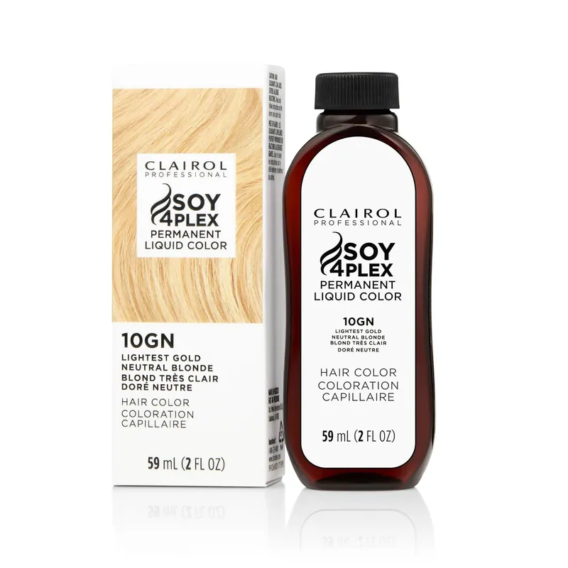 Clairol Professional Soy4Plex LiquiColor Permanent Hair Color - 10GN | 12G2 (Lightest Gold Neutral Blonde)