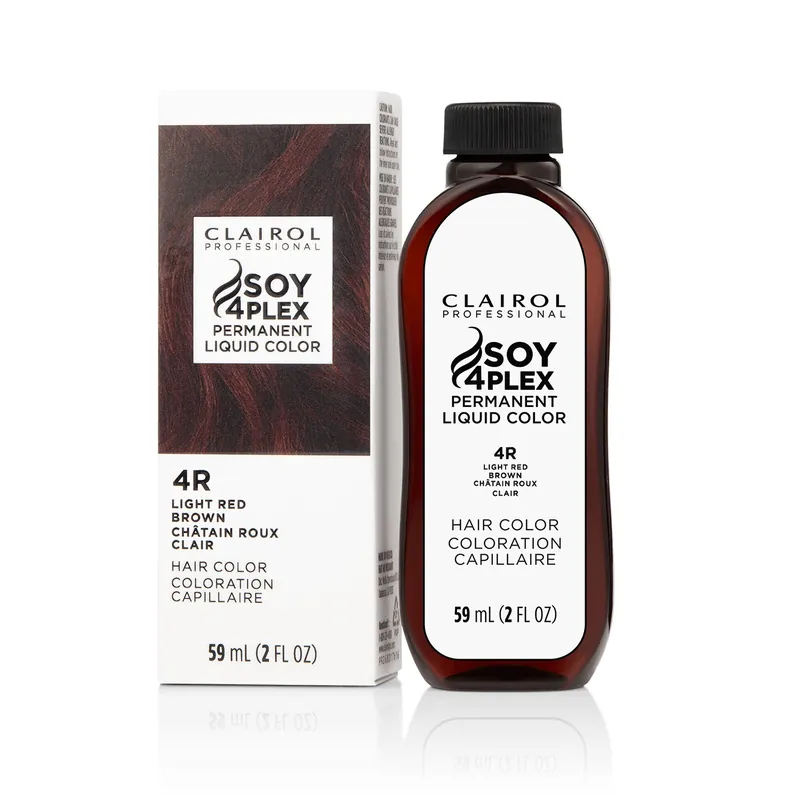 Clairol Professional Soy4Plex LiquiColor Permanent Hair Color - 4R | 45R (Light Red Brown)