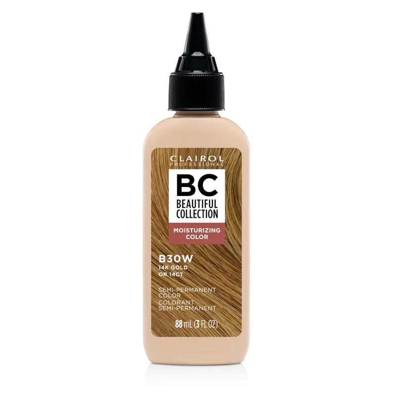 Clairol Professional Beautiful Collection Semi-Permanent Moisturizing Hair Color - B30W 14K Gold