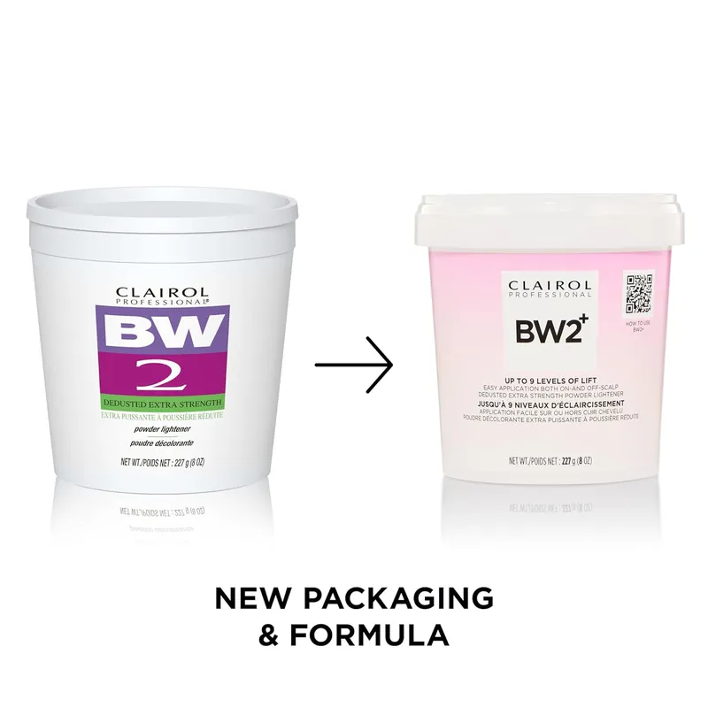 Clairol Professional BW2+ Dedusted Extra Strength Powder Lightener 8 oz / 227 g