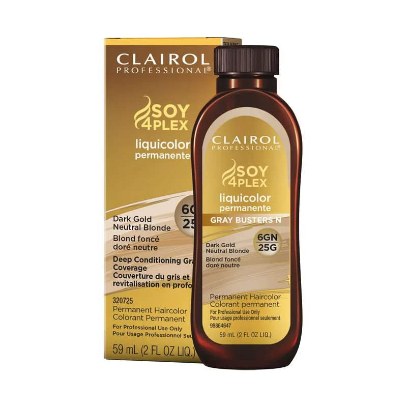 Clairol Professional Soy4Plex LiquiColor Permanent Hair Color - 6GN | 25G (Dark Gold Neutral Blonde)