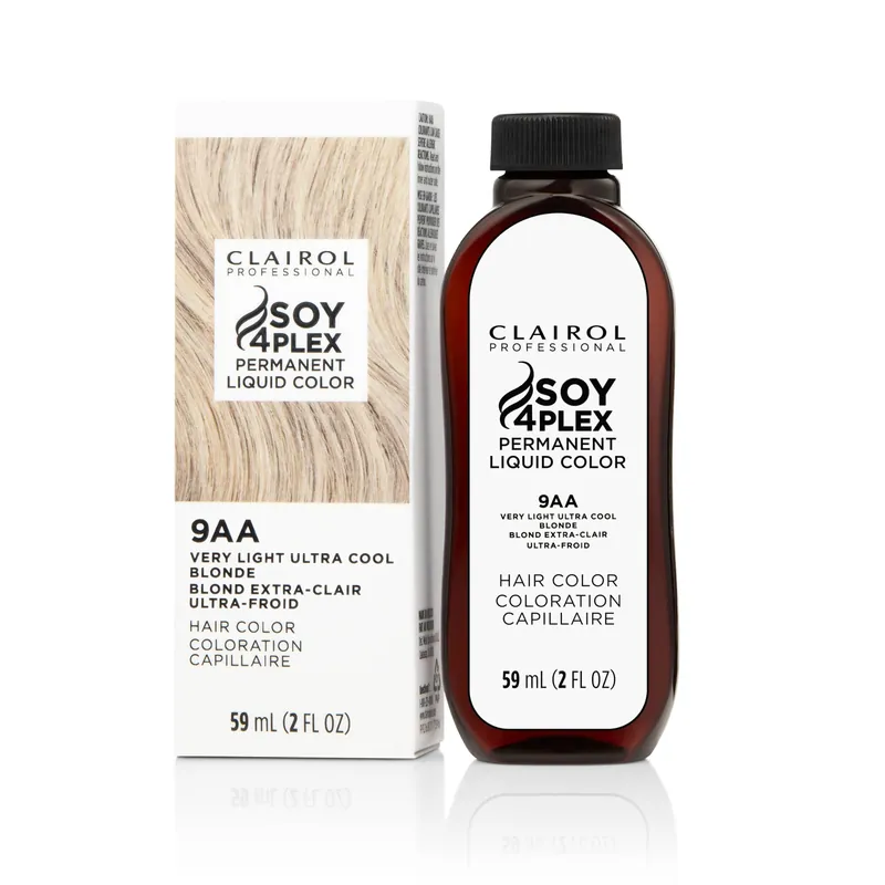 Clairol Professional Soy4Plex LiquiColor Permanent Hair Color - 9AA | 20D (Very Light Ultra Cool Blonde)
