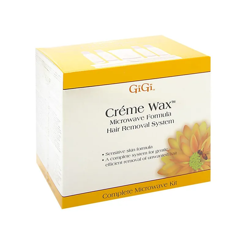 GiGi Creme Wax | Microwave Formula Hair Removal System Kit