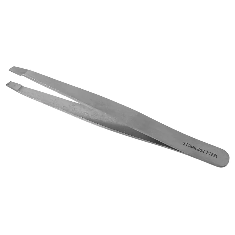 Esthetic Plus #2806 Super Inox Stainless Steel Slanted Tweezer (3.75")