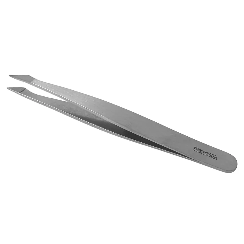 Esthetic Plus #2866 Super Inox Stainless Steel Slanted Pointed Tweezer (3.75")