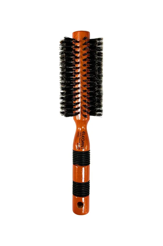 Elegant #458 Round Boar Hairbrush - Small (2.25") | 12 Rows