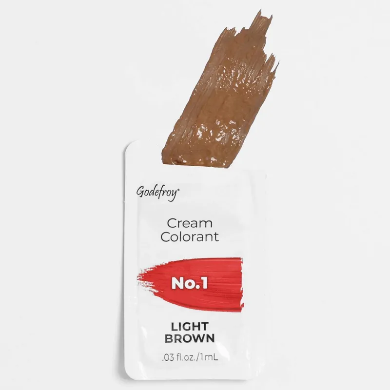 Godefroy Instant Eyebrow Tint (3 Application Kit) - Light Brown