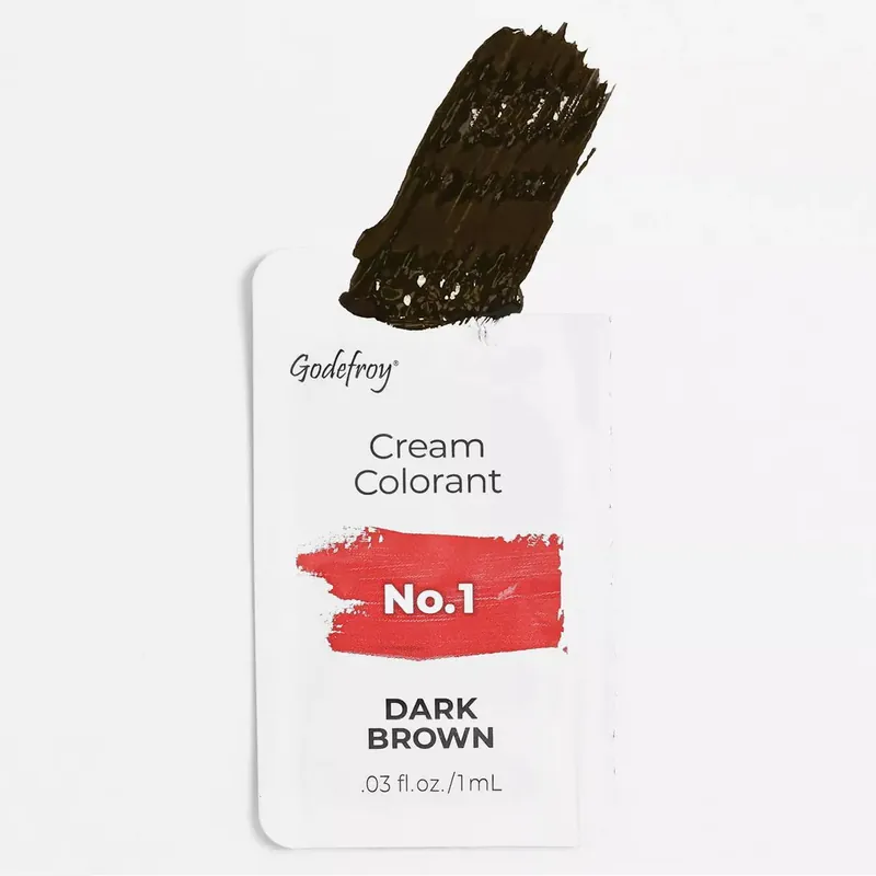 Godefroy Instant Eyebrow Tint (3 Application Kit) - Dark Brown
