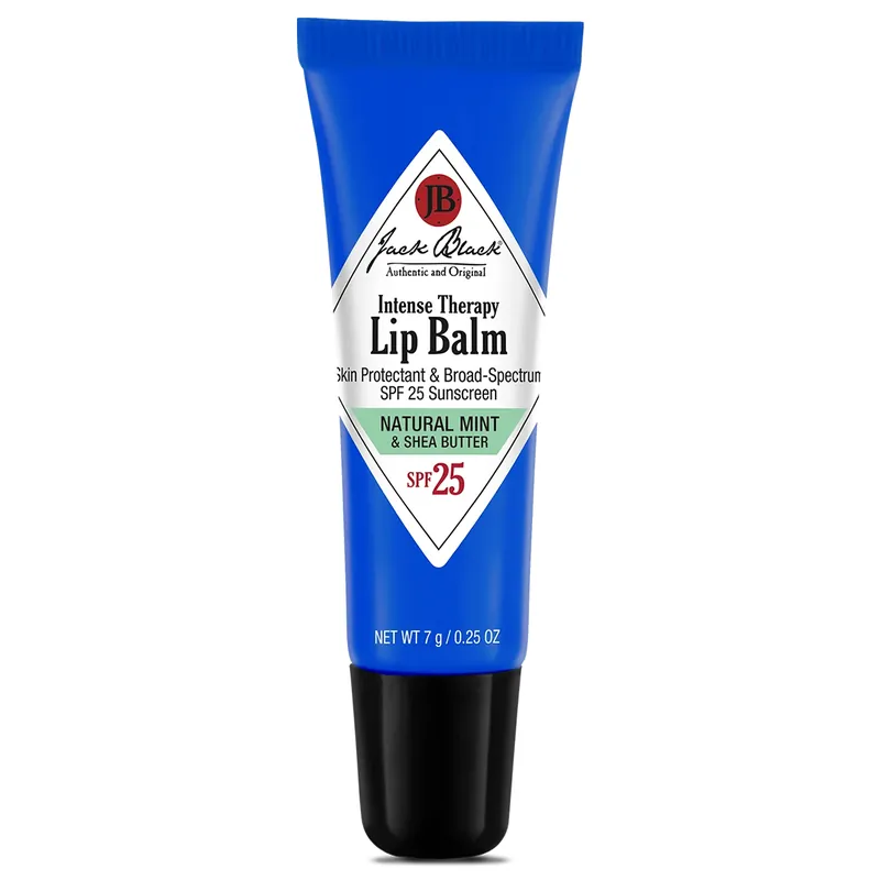 Jack Black Intense Therapy Lip Balm SPF 25 0.25 oz / 7 g - Natural Mint & Shea Butter