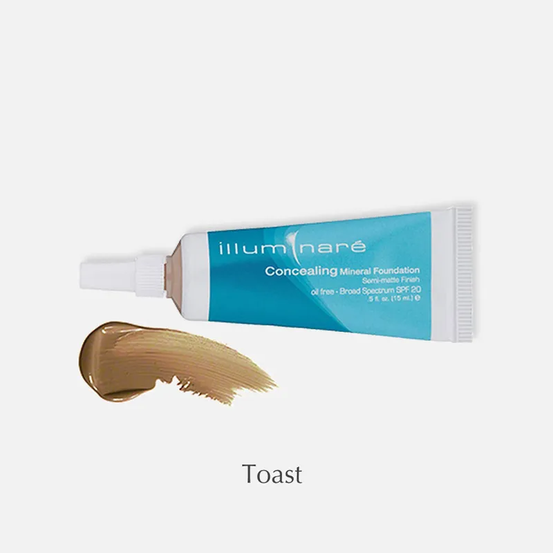 Illuminare Concealing Mineral Foundation 0.5 oz / 15 ml - Tuscan Toast | SPF 20