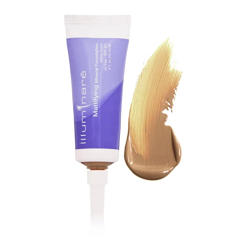 Illuminare Mattifying Mineral Foundation 0.5 oz / 15 ml - Tuscan Toast | SPF 20
