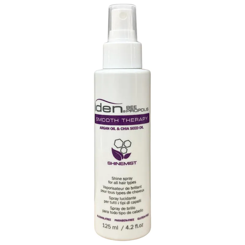 Iden Bee Propolis SMOOTH THERAPY Shinemist Shine Spray 4.2 oz / 125 ml | For Frizzy Hair