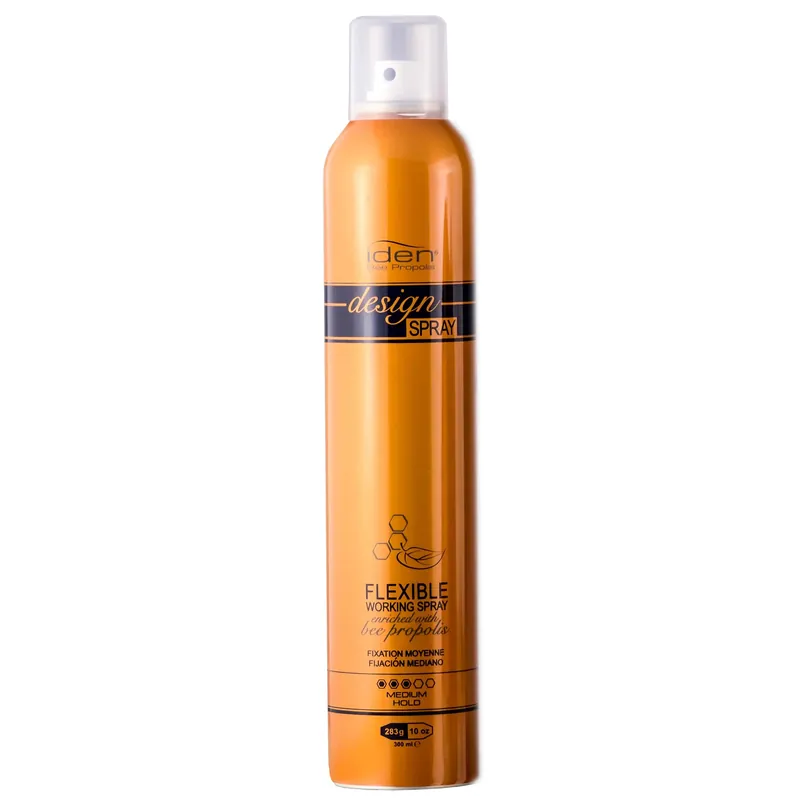 Iden Bee Propolis Design Spray Flexible Working Hairspray 10 oz / 300 ml | Hold 3/5