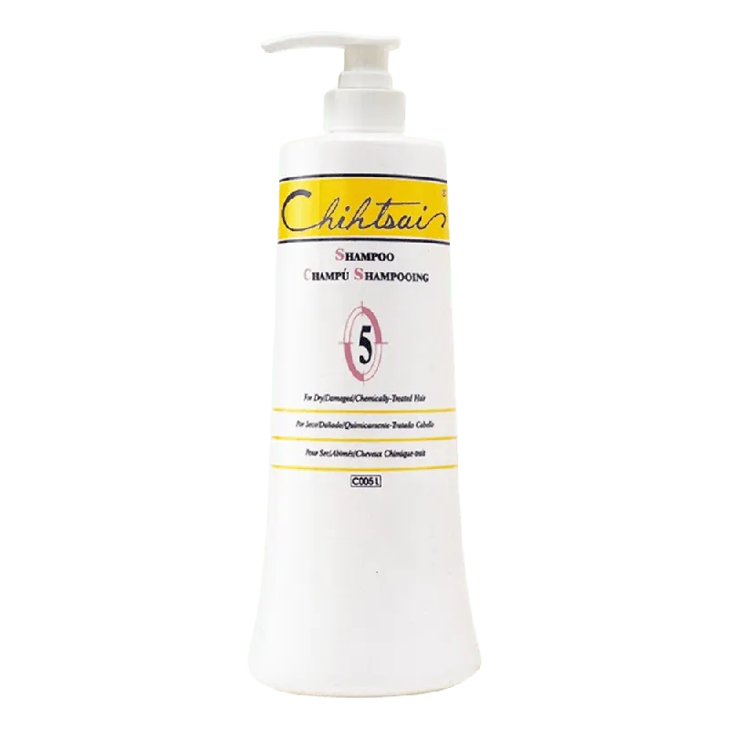 Chihtsai No. 5 Shampoo 34 oz / 1000 ml | For Dry, Damaged Or Chemically-Treated Hair