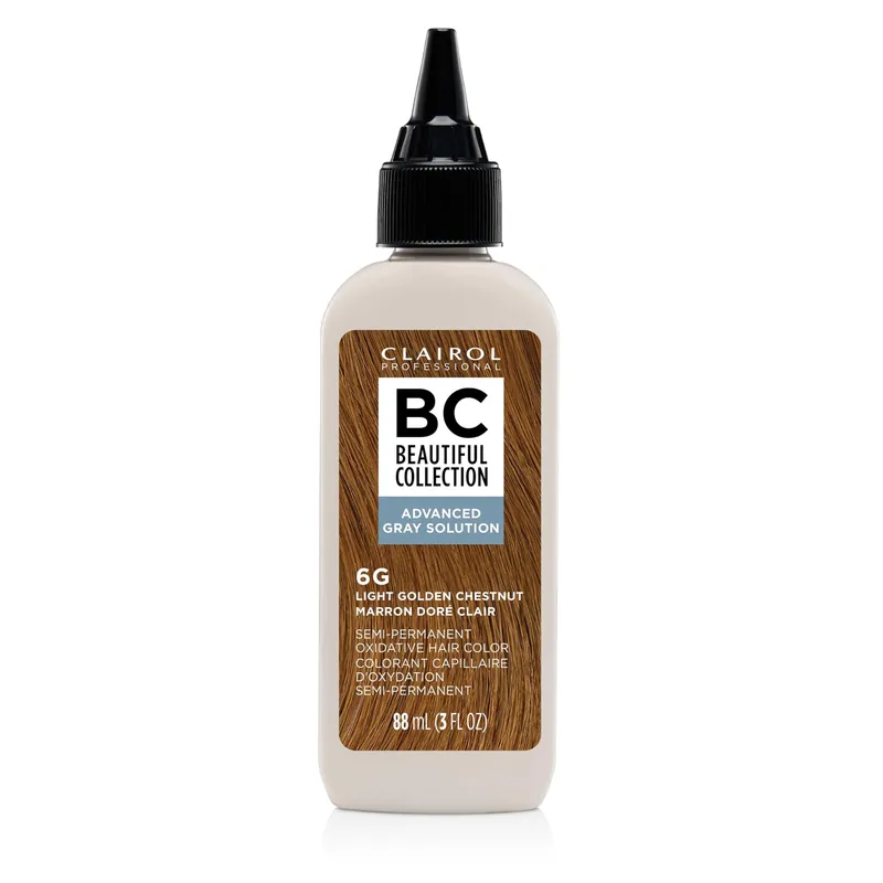 Clairol Professional Beautiful Collection Semi-Permanent Hair Color - 6G Light Golden Chestnut (Advanced Gray Solutions)
