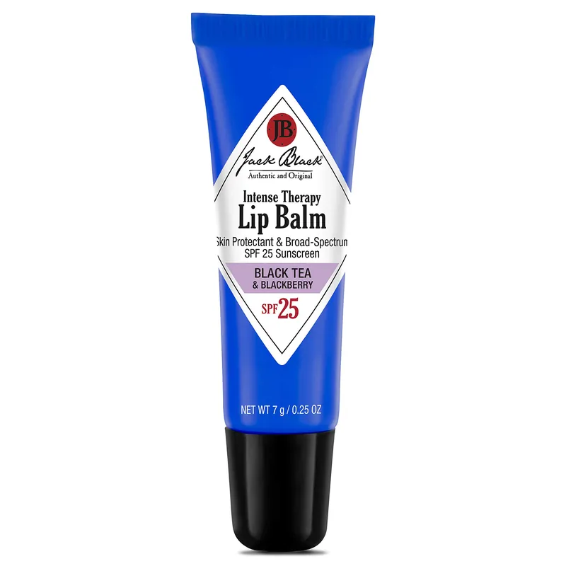 Jack Black Intense Therapy Lip Balm SPF 25 0.25 oz / 7 g - Black Tea & Blackberry