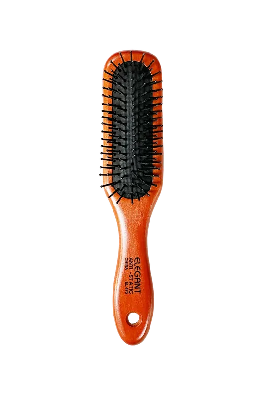 Elegant #475 Anti-Static Paddle Pin Hairbrush - Styler / Small (9")