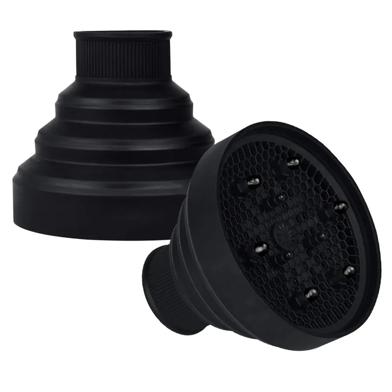 Hush Collapsible Hair Dryer Diffuser 5.5" - Black