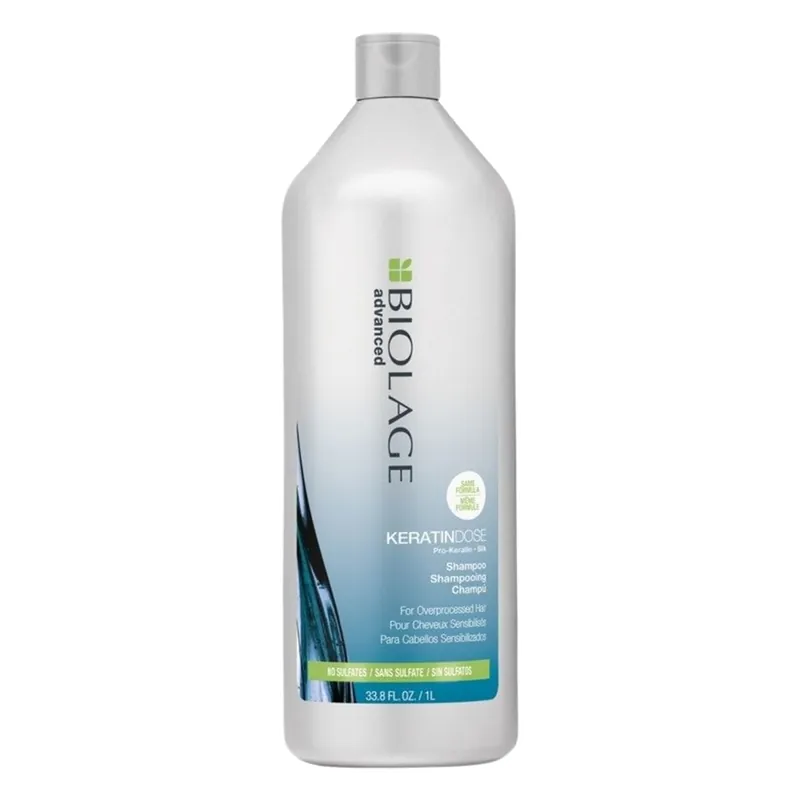 Biolage KeratinDose Shampoo Liter / 33.8 oz | For Overprocessed Hair