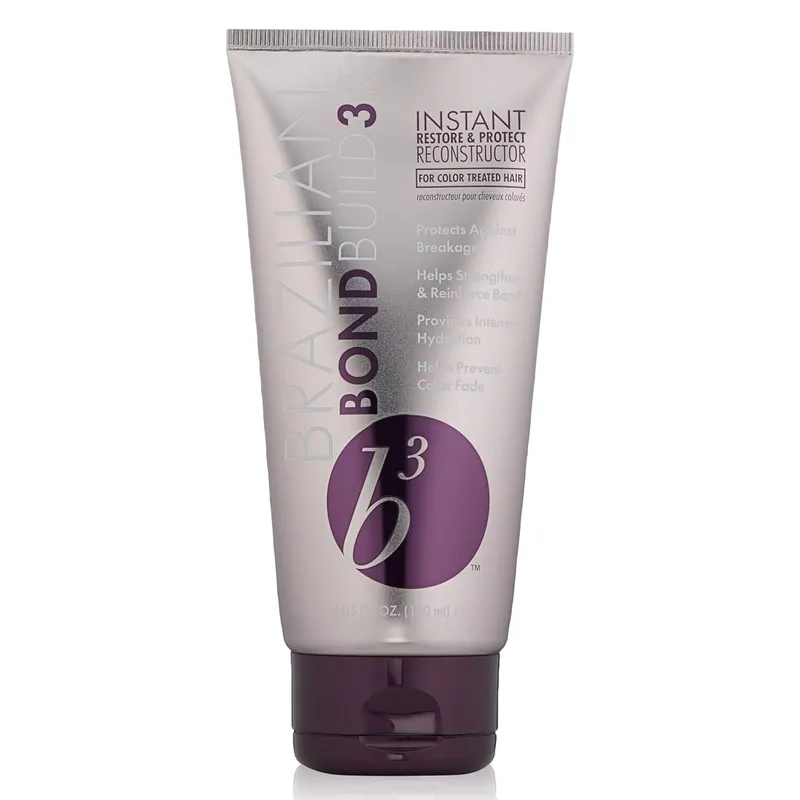 Brazilian B3 Bond Builder Instant Restore & Protect Reconstructor 6 oz / 180 ml | For Color Treated Hair - Brazilian Blowout