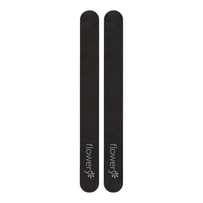 Flowery Nail File - Duraboard (2 Pack) | For Thick, Gel-Polished or Acrylic Nails